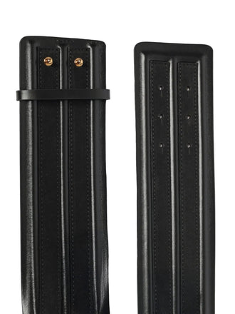 Cinturone Elisabetta Franchi CT02S61E2 con dettagli logo gold