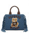 Borsa Pashbag  Mini Marge Tote in suede a tracolla con frange