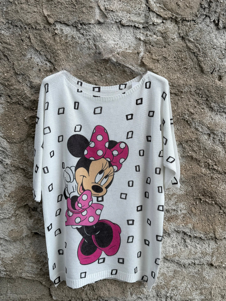 T-shirt in filo grafica fantasia