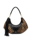 Borsa L’ Atelier du Sac 20651 Severine Leopard Hobo Bag