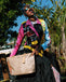 BORSA SPRAYGROUND 9478 2 TONE TRINITY GOLD 24K