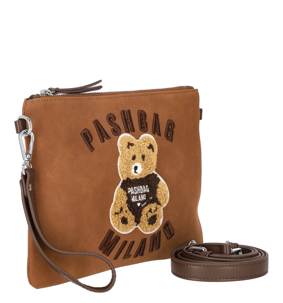 Borsa Pashbag Sophie Pochette con tracolla in suede