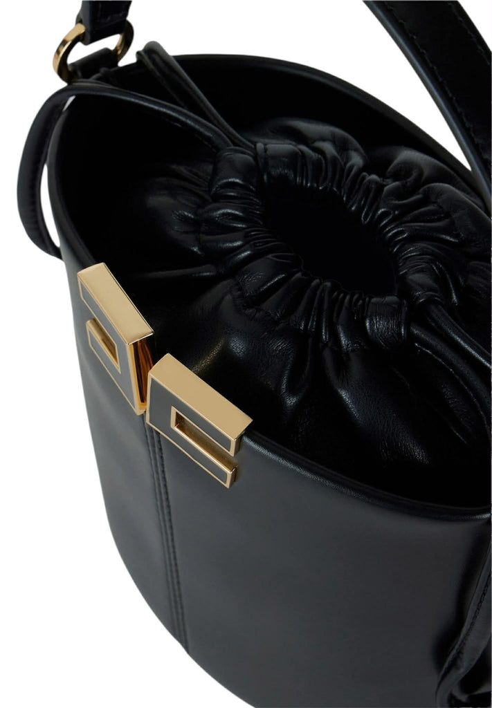 Borsa Elisabetta Franchi  BS92A61E2 a secchiello small con dettaglio logo
