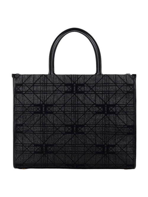 Borsa Elisabetta Franchi BS14A41E2 Shopper grande in rafia
