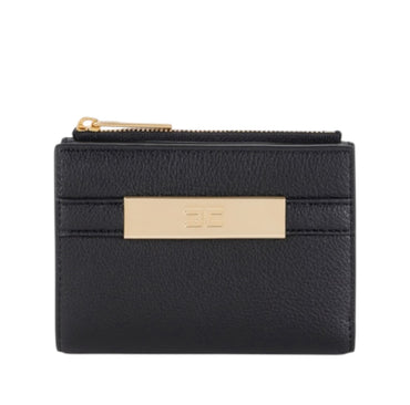 Portafoglio Elisabetta Franchi PF61A56E2 con placca logo Nero