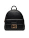 Zaino Love Moschino JC4091 Grain Nero logo piastra logata