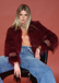 Giacca Santucci Eco-pelliccia Cropped Sfrangiata 52CPT512