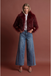 Giacca Santucci Eco-pelliccia Cropped Sfrangiata 52CPT512