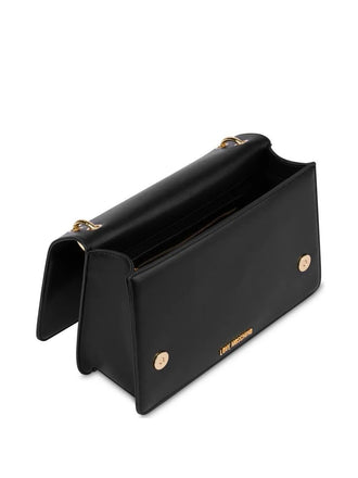 Borsa Love Moschino JC4264 Flap Bag Nera logo lettering