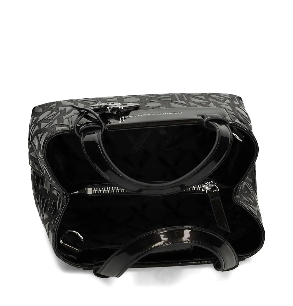 Borsa Armani Exchange XW001576 AF17290 Tote Small Vernice