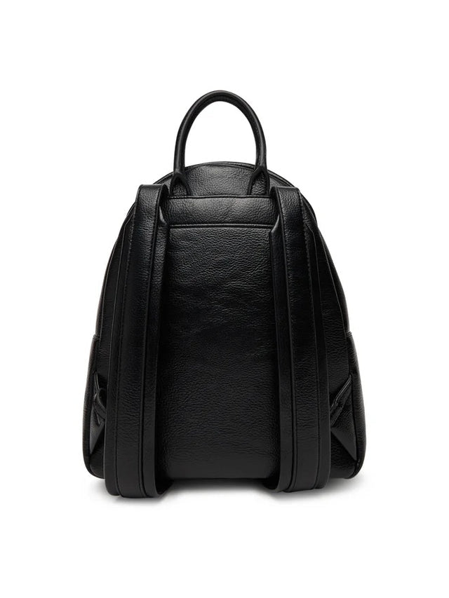 Zaino Love Moschino JC4091 Grain Nero logo piastra logata