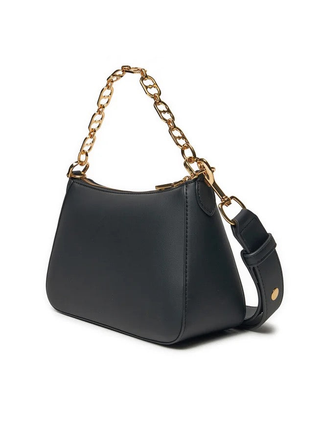Borsa Love Moschino JC4312 Tracolla Chain logo lettering corsivo nera