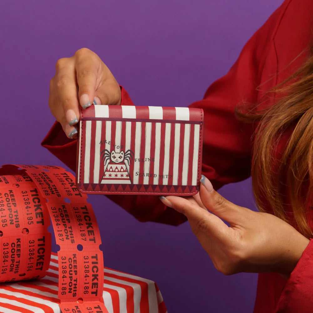 Portamonete Vendula C26233371 Skelecat's Travelling Ghost Circus Accordion  Card wallet