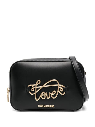 Borsa Love Moschino JC4267 Tracolla Camera Bag logo lettering nera