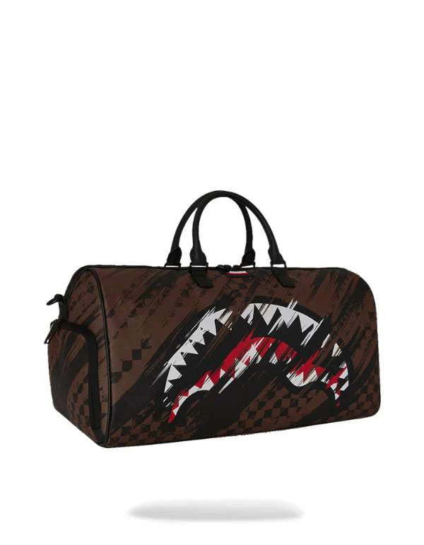 BORSONE SPRAYGROUND 8965 SMEARED GRUNGE DUFFLE LARGE