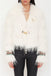 Giacca Santucci Eco-pelliccia Cropped Sfrangiata 52CPT512