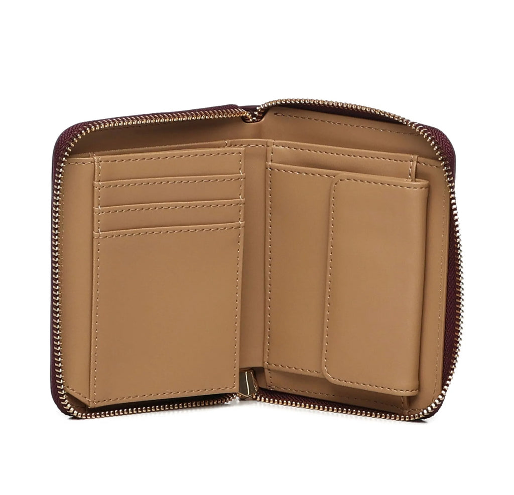 Portafoglio Love Moschino JC5605 Grain Pu Logo Placchetta Logata