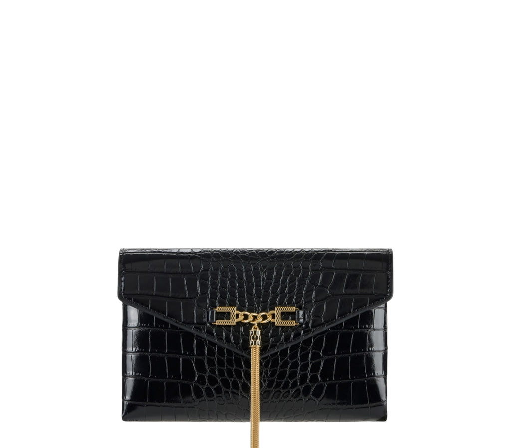Borsa Elisabetta Franchi BS56A57E2 Pochette tracolla con catena groumette