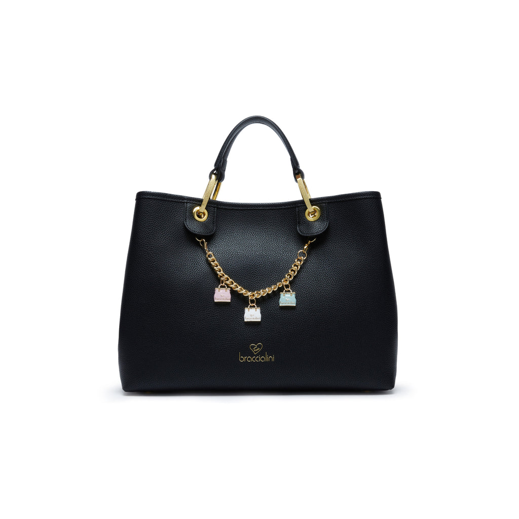 Borsa Braccialini B18191 Beth Medium con charms borsette pendenti