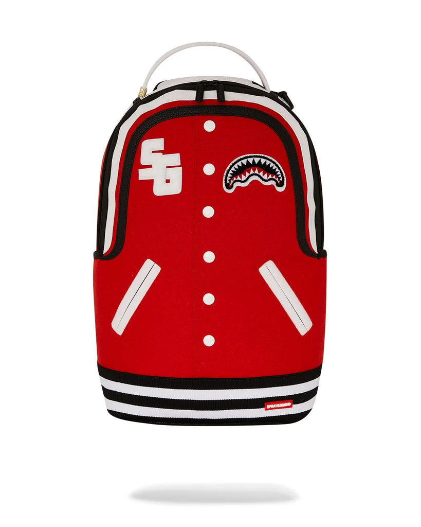 ZAINO SPRAYGROUND ART7150 VARSITY SHARK DLX BACKPACK
