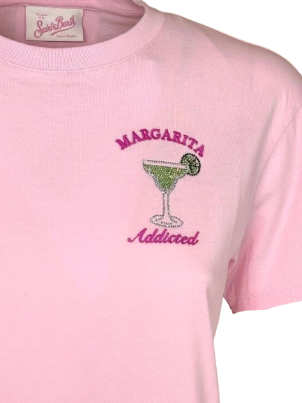 T-shirt Emilie in cotone con ricamo Margarita