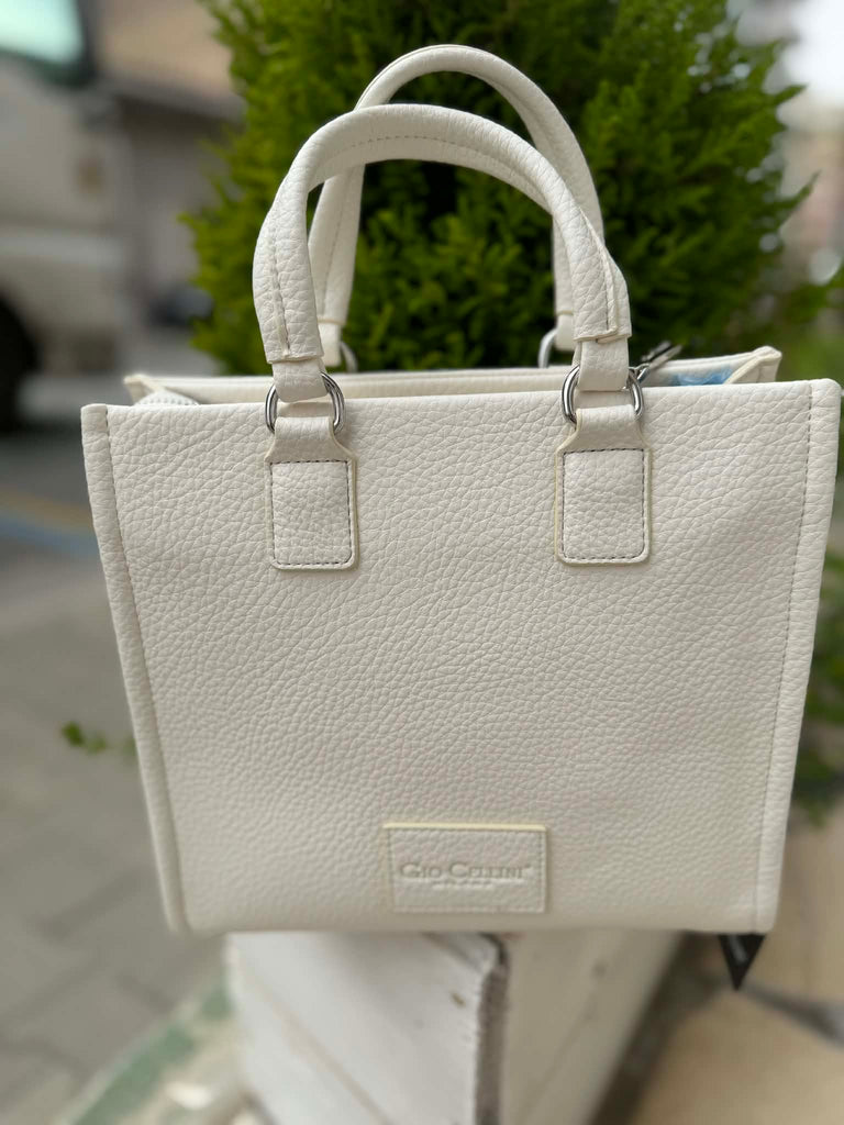 Borsa Gio Cellini NN031 Tote Medium Bianca