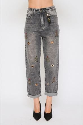 Jeans Santucci Gun con applicazioni 52CPT500JA2