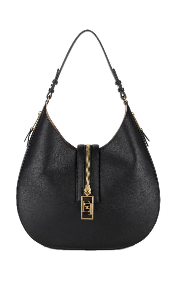 Borsa Elisabetta Franchi BS75A47E2 Hobo grande a spalla con zip