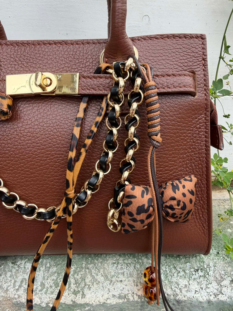 Borsa Luxyra Belted con charm