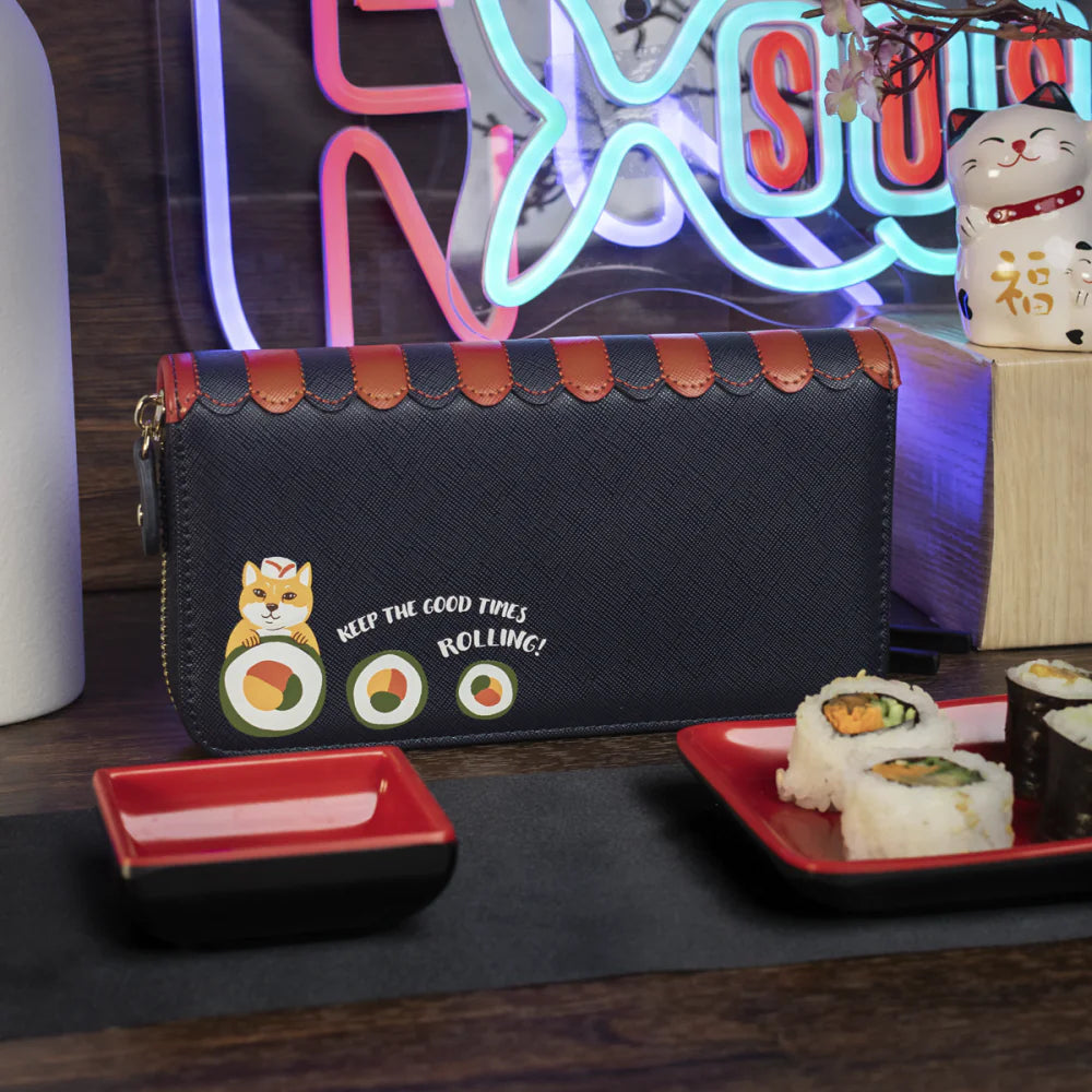 Portafoglio Vendula Sushi F58483391 Zip Around grande edizione limitata.