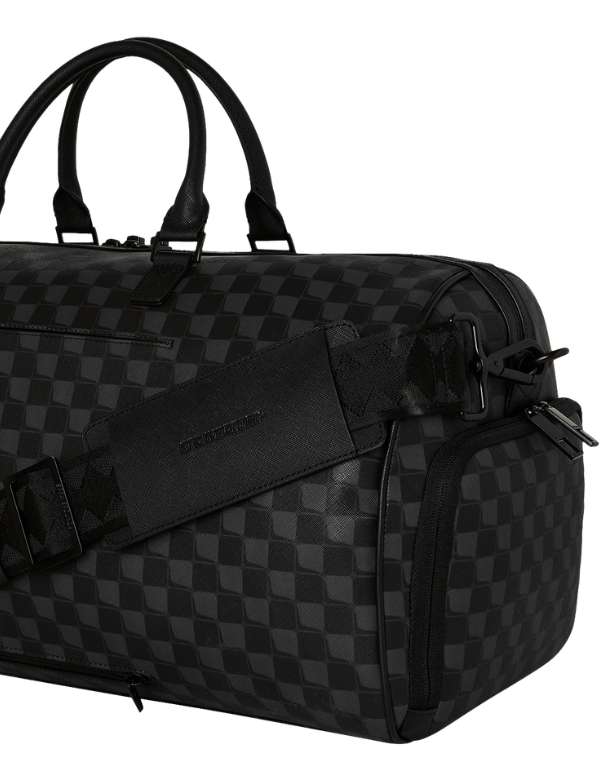 BORSONE SPRAYGROUND 8944 SHARKS IN PARIS BALLOON BLACK DUFFLE