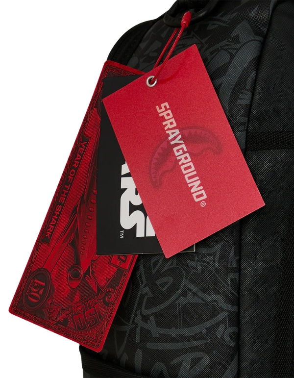 ZAINO SPRAYGROUND 9089 STAR WARS VADER HALF GRAFF BACKPACK