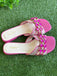 Scarpe Ciabatta Tosca Blu SS2529S294 Nancy con accessorio colore Fuxia