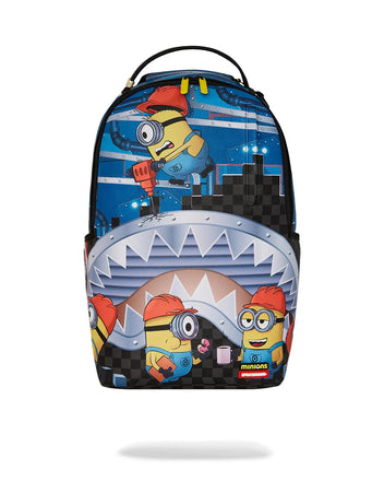 ZAINO SPRAYGROUND ART7791 MINION AND SPRAYGROUND SIGN BACKPACK