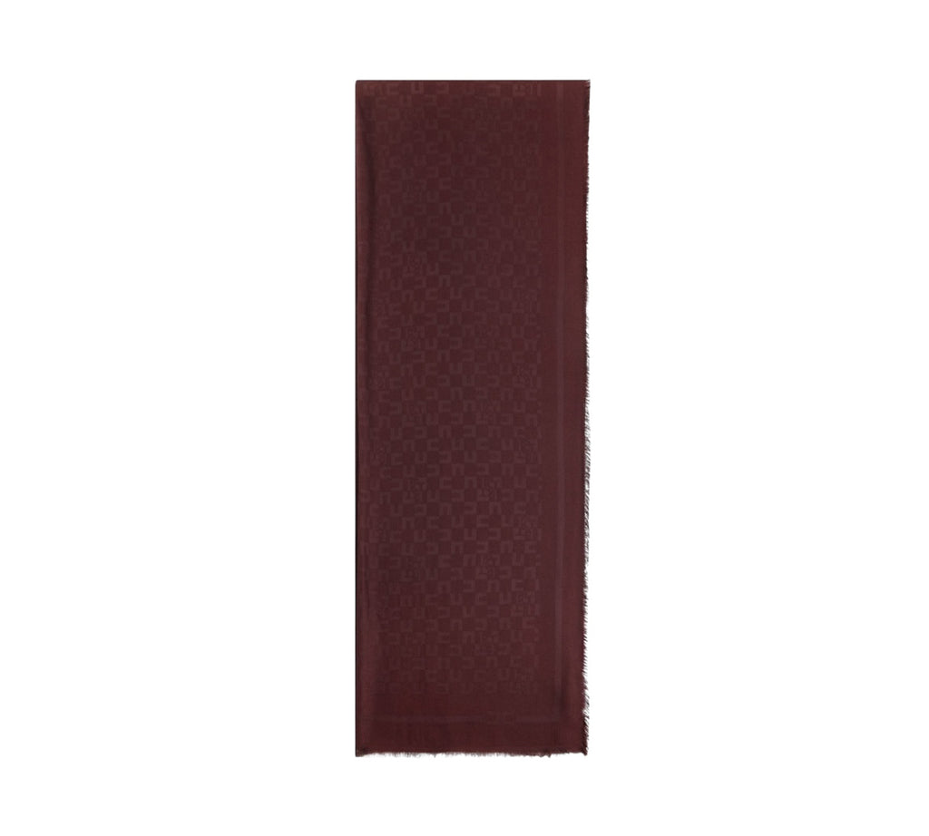 Pashmina Elisabetta Franchi SC11F56E2 con pattern logo