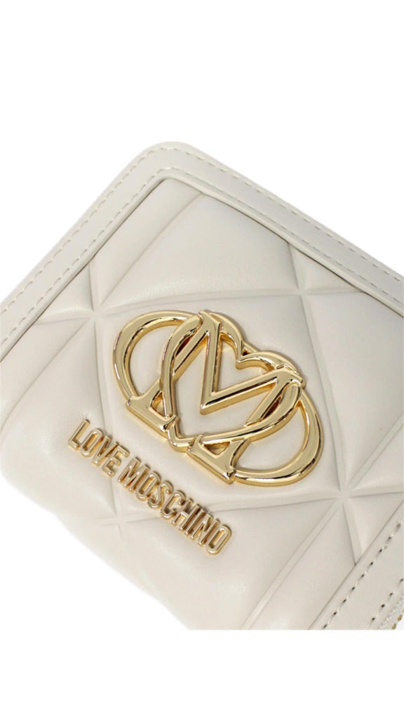 Portafoglio Love Moschino JC5641 PU Embossed Avorio