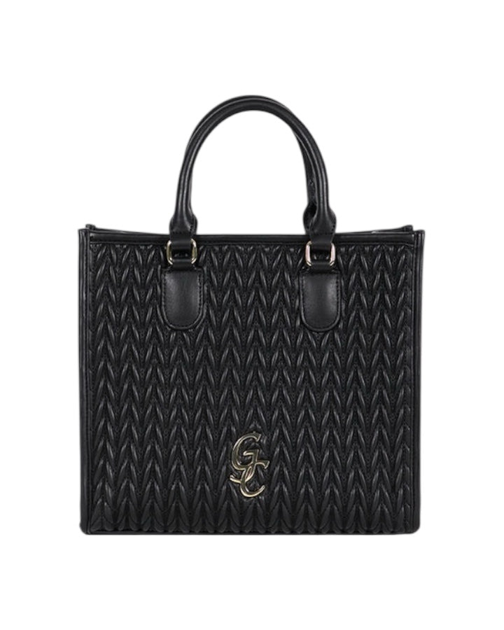 Borsa Gio Cellini UU035 Tote Media Drappeggiata nera