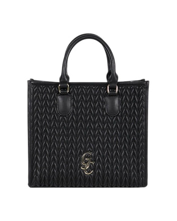 Borsa Gio Cellini UU035 Tote Media Drappeggiata nera