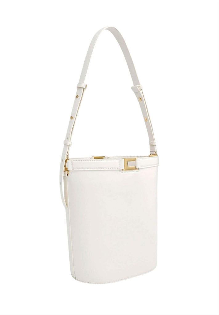 Borsa Elisabetta Franchi BS16A61E2 a secchiello medium effetto naplak