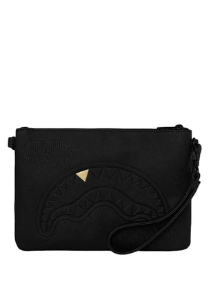 POCHETTE SPRAYGROUND 9327 THE GOLDEN FANG SHARK CROSSOVER CLUTCH