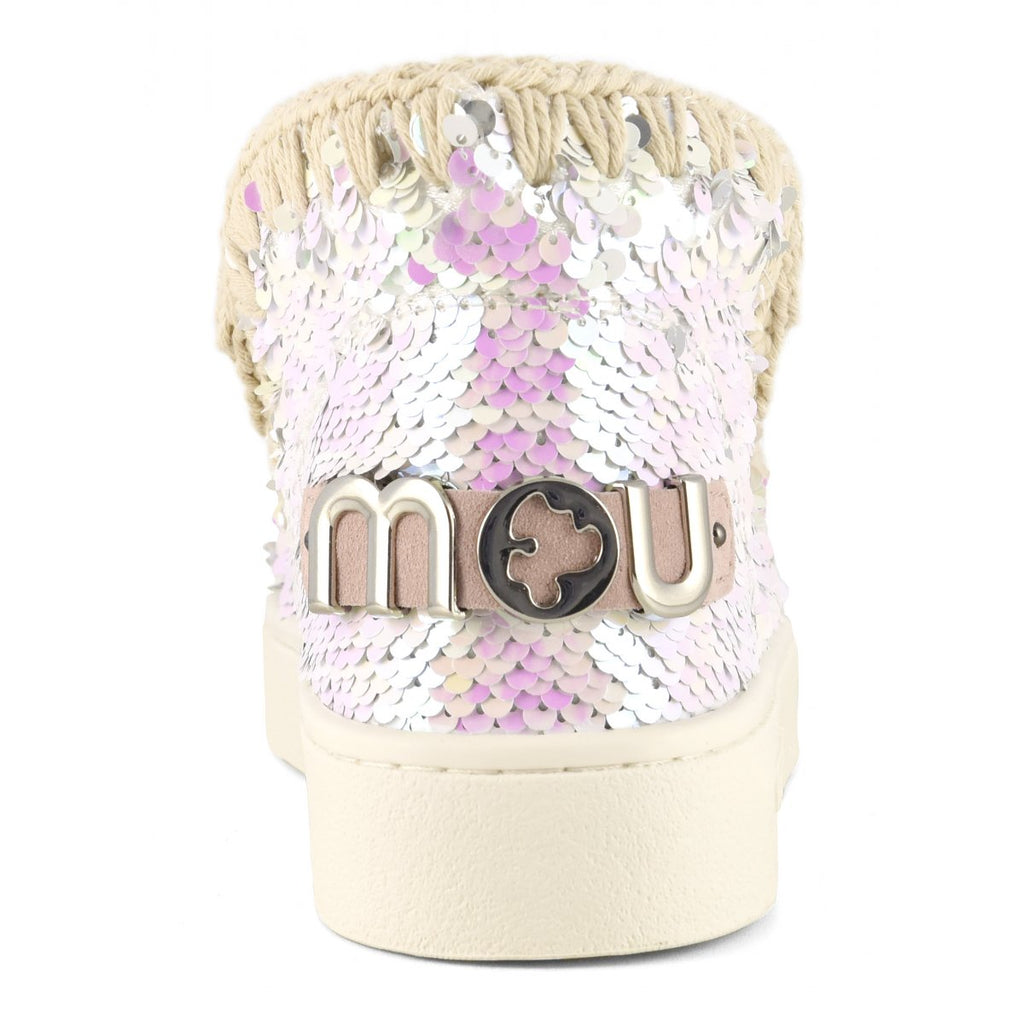 Scarpe MOU Summer Eskimo Sneaker All Sequins Big Metallic logo MU.SW211001G