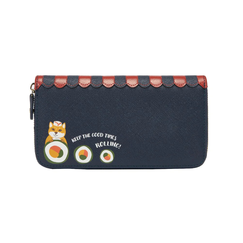 Portafoglio Vendula Sushi F58483391 Zip Around grande edizione limitata.