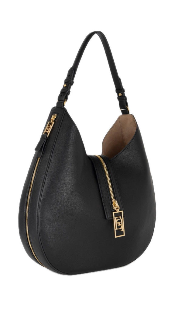 Borsa Elisabetta Franchi BS75A47E2 Hobo grande a spalla con zip