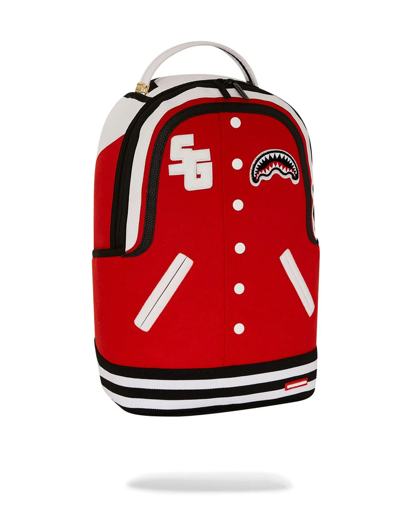 ZAINO SPRAYGROUND ART7150 VARSITY SHARK DLX BACKPACK