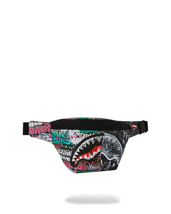 MARSUPIO SPRAYGROUND ART8050 SPLIT CYBERSHARK SAVVY CROSSBODY