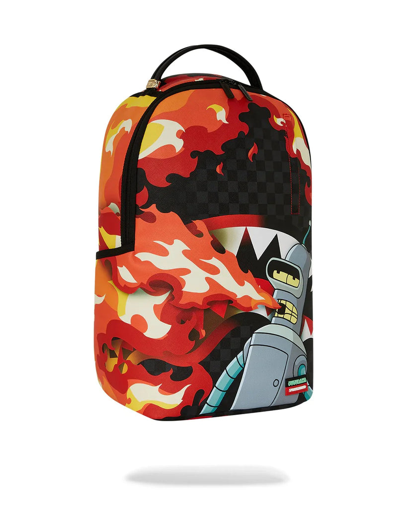 ZAINO SPRAYGROUND ART7795 BENDER FIRE DRAMA DLXV BACKPACK