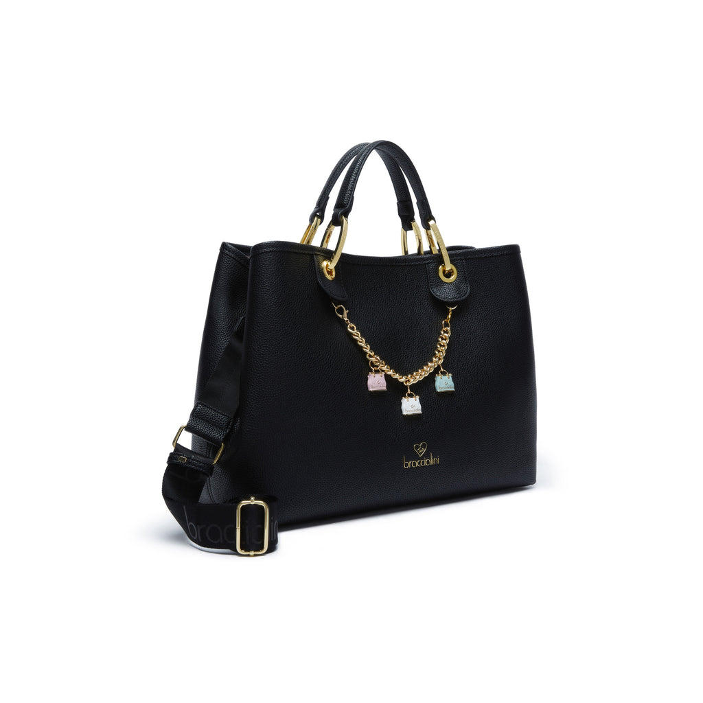Borsa Braccialini B18191 Beth Medium con charms borsette pendenti