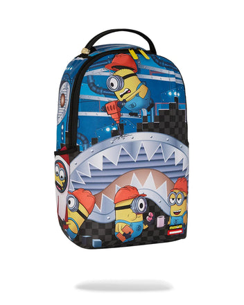 ZAINO SPRAYGROUND ART7791 MINION AND SPRAYGROUND SIGN BACKPACK