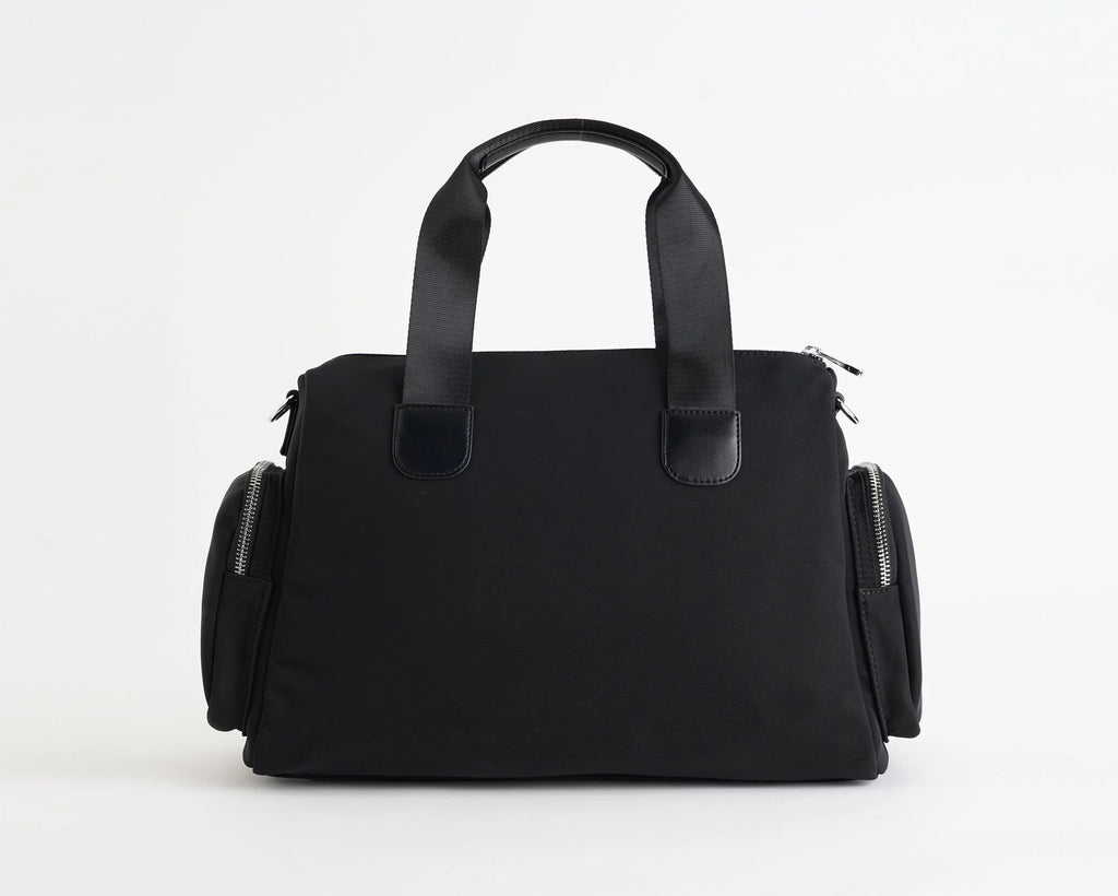 Borsa Pash Bag 18767 Gale Peckham Bauletto nylon nero Teddy