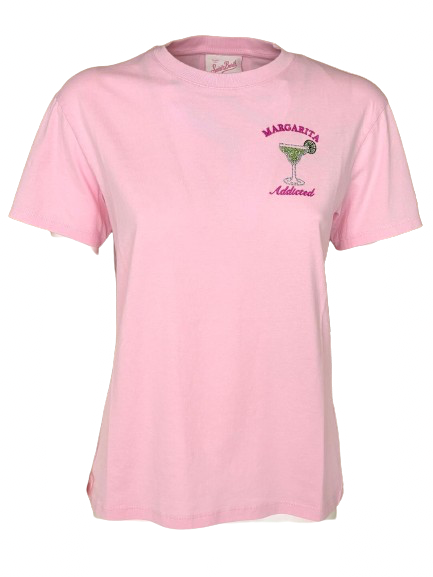 T-shirt Emilie in cotone con ricamo Margarita